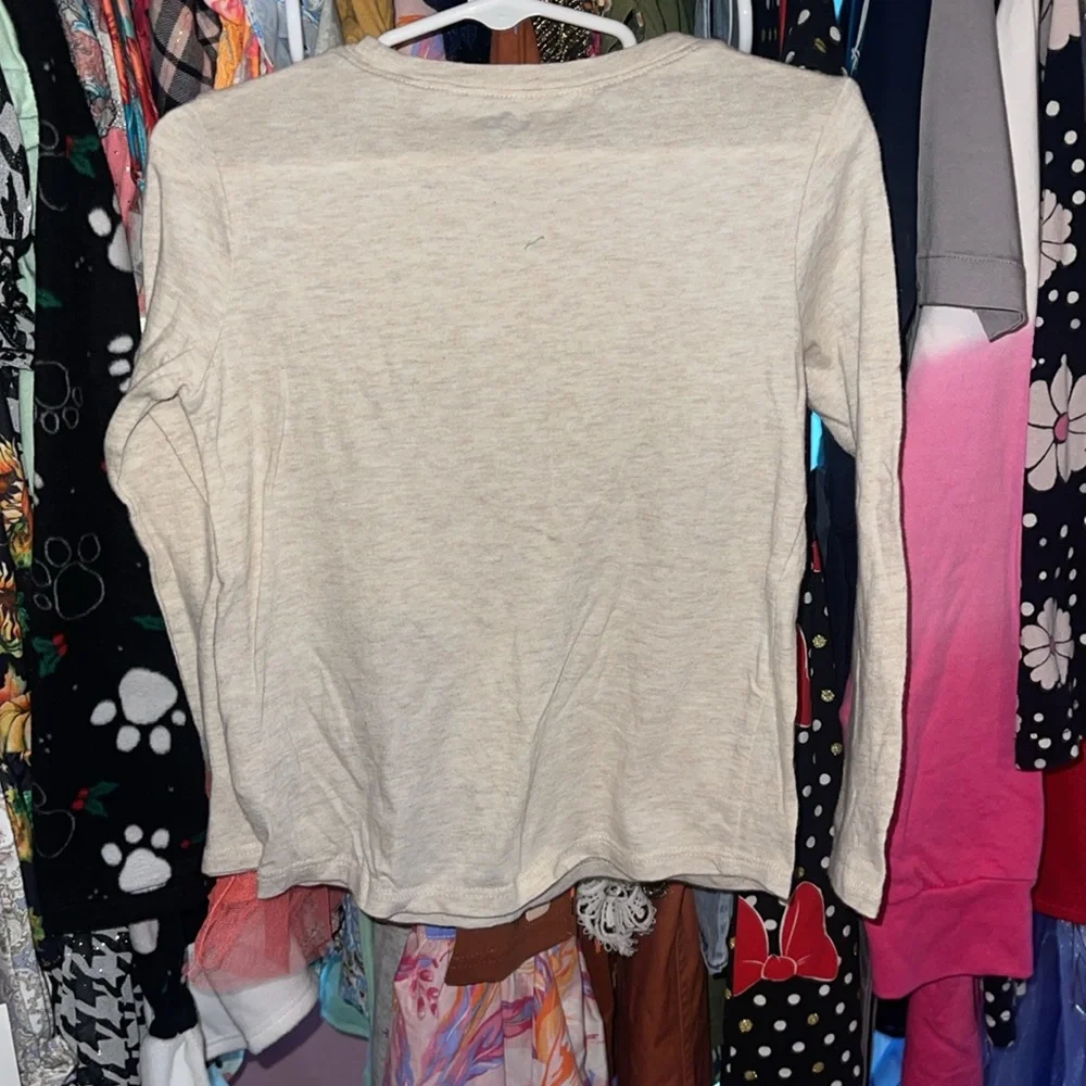 Old Navy Kids' Gray VIP Penguin Long Sleeve Tee